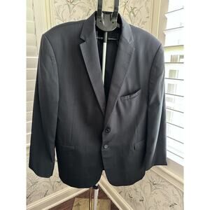 Savvi Men’s Blazer Black Label 100% Wool Size 48R Made In Mexico
